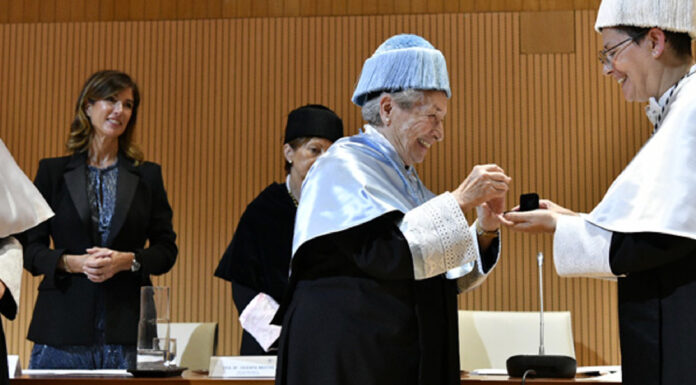 Investidura de Lola Higueras como Doctora Honoris Causa de la UPV a propuesta del IRP