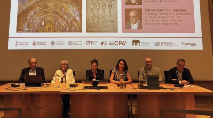 Celebración de la jornada sobre la restauración de la Iglesia de San Pedro Mártir y San Nicolás Obispo de Valencia, Premio Hispania Nostra 2025