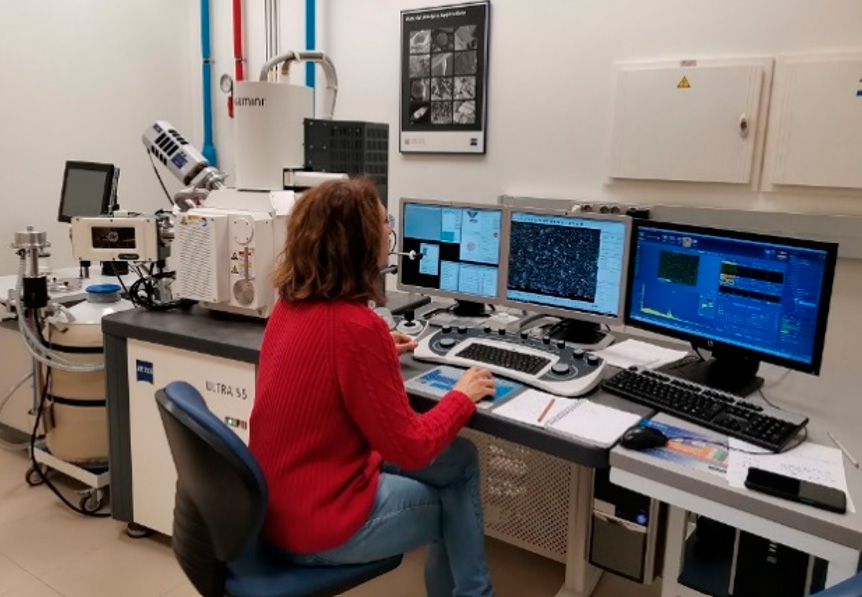 Análisis mediante microscopía electrónica