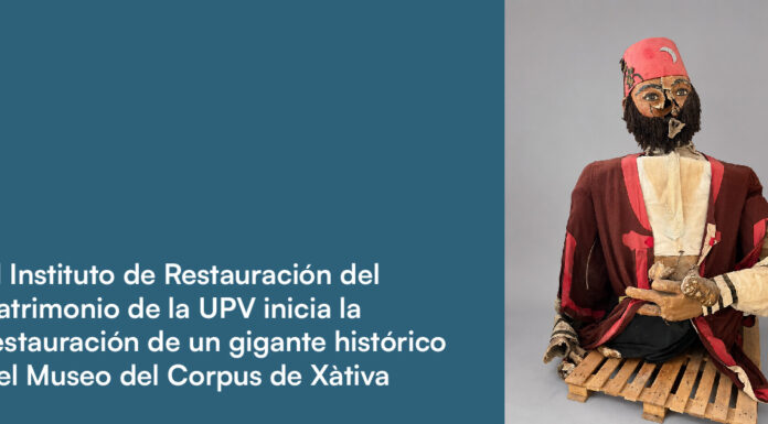 El Instituto de Restauración del Patrimonio de la UPV inicia la restauración de un gigante histórico del Museo del Corpus de Xàtiva
